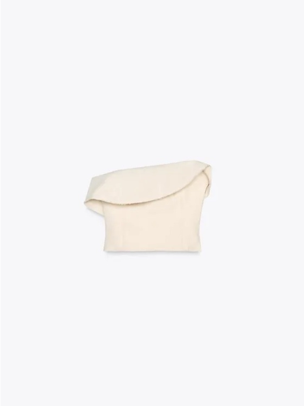 Zara ZW Collection Strapless Ruffle Top - Picture 4 of 7